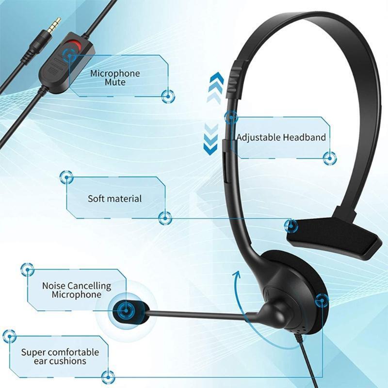 Professional Telephone Headset for Superior Sound for Calls, USB Connection