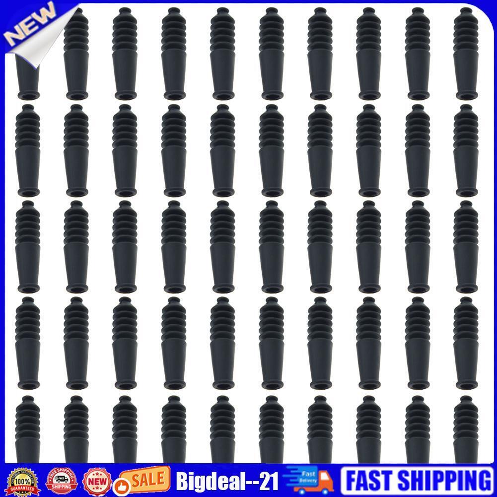 50pcs Rubber Bicycle V Brake Hose Cycling Braking System Line Dust Cover