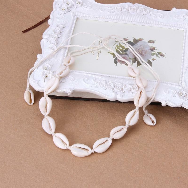Summer Beach Natural Shell Handmade Hawaii Wakiki Boho Choker Necklace For Women