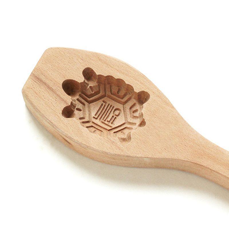 Wooden Mooncake Biscuit Cake Pumpkin Pie Mold DIY Baking Pastry Fondant Decor