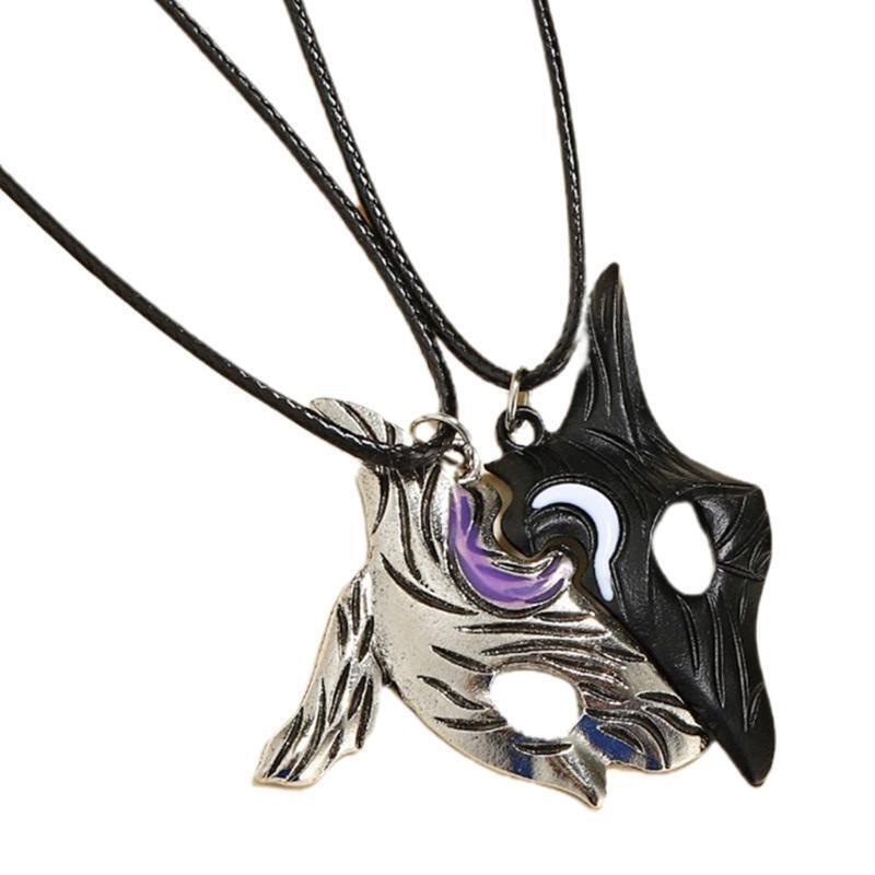 2Pcs Friendship Kindred Eternal Hunter Pendant Necklace Meaningful Jewelry Chain