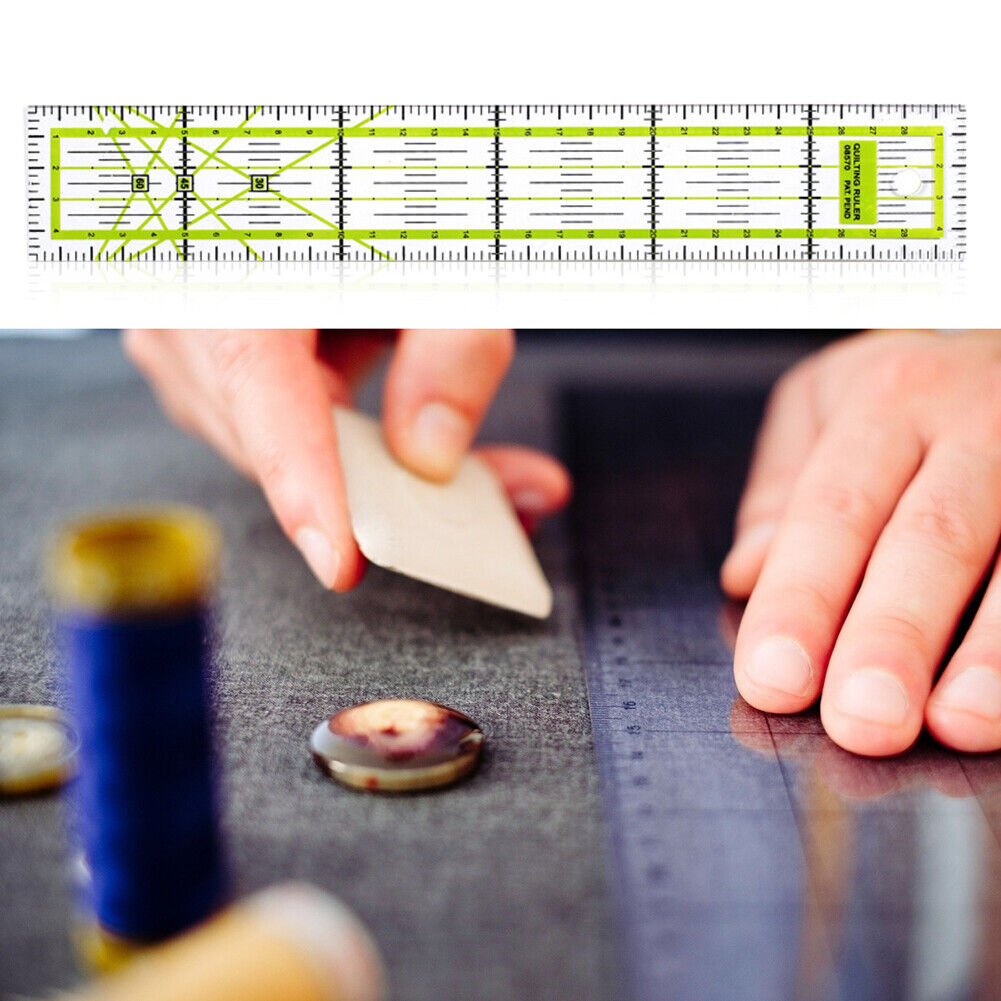 Acrylic Patchwork Ruler Double Color Quilting DIY Sewing Tools (5x30cm)