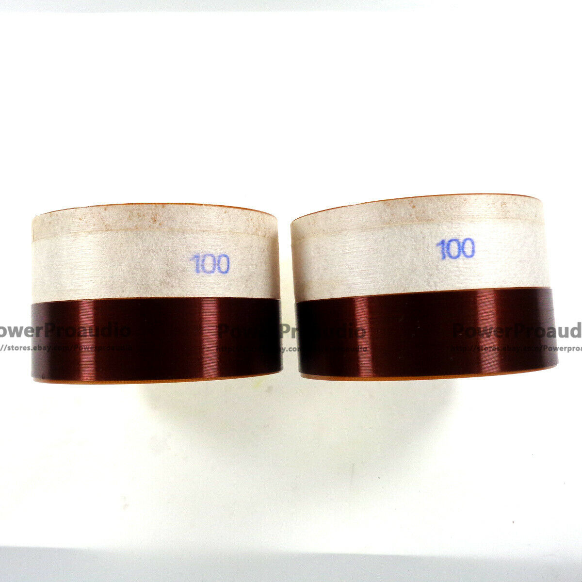 2pcs 100MM Audio Bass Speaker Voice Coil Subwoofer Woofer Sound CCAR FLAT WIRE