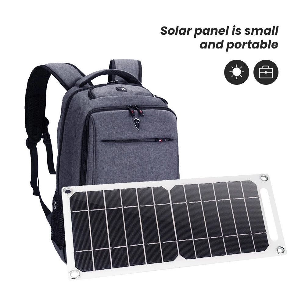 Travel Mobile Power Bank Emergency Survival Solar Panel Charger With USB Port