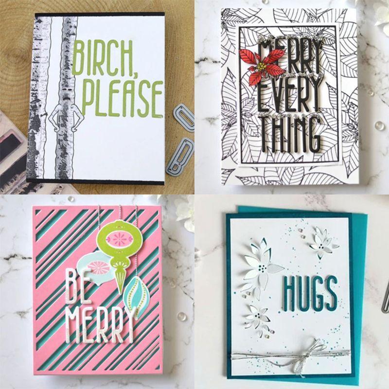 Alphabet Group DIY Metal Cutting Die Stencil Scrapbooking Album Paper Card Craft