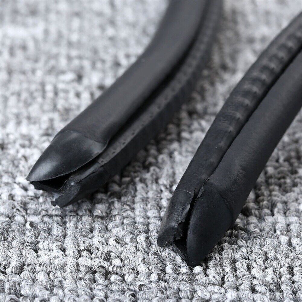 2Pc 0.8m Car Truck Motor B Pillar Rubber Sealing Weather Strip Hollow Universal