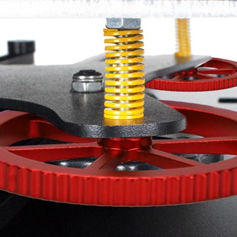 Bowden Tube+4 Aluminum Hand Twist Leveling Nuts + 4 Hot Bed Die Springs