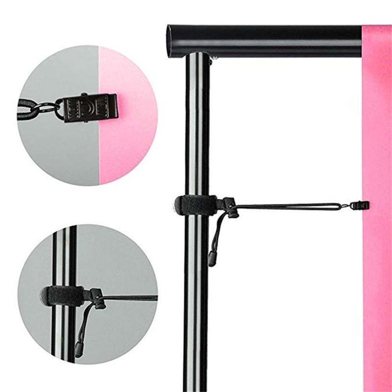 6Pieces Photography Backdrop Background Side Clips For Photo Studio Adjustable