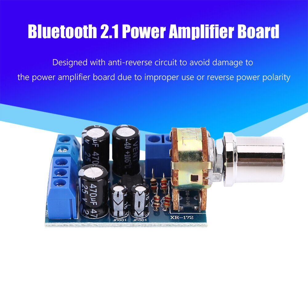 2x1.5W TDA2822M Digital Power Amplifier Board 2-Channel Power Amp Module
