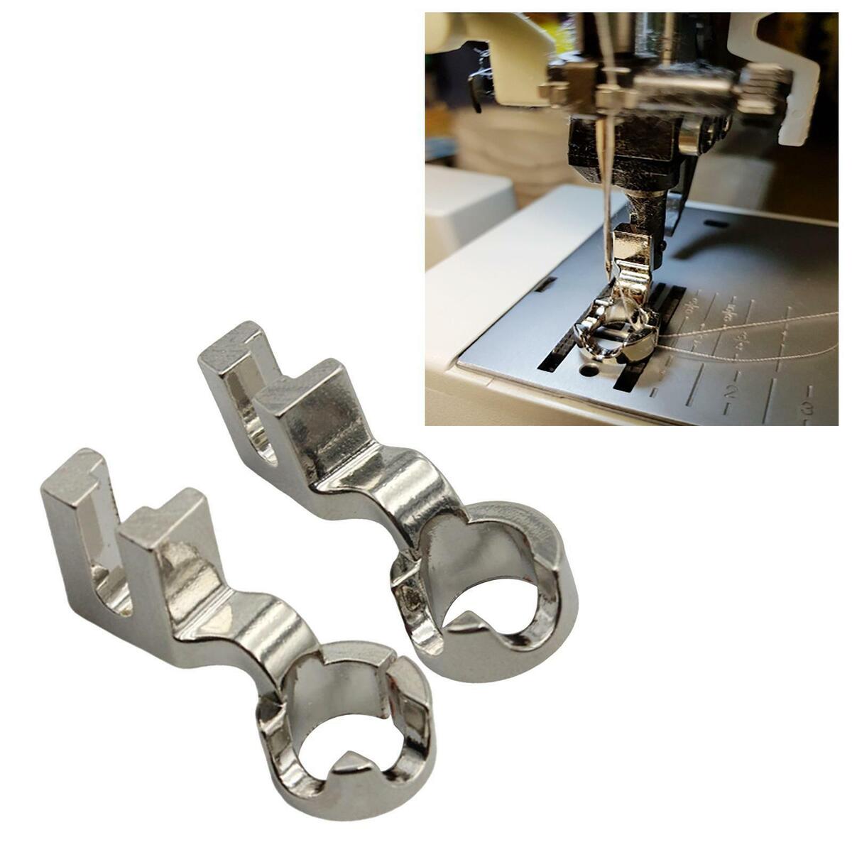 of 2 Low Shank Ruler Foot Quilting Presser Feet for Quilting Embroidery