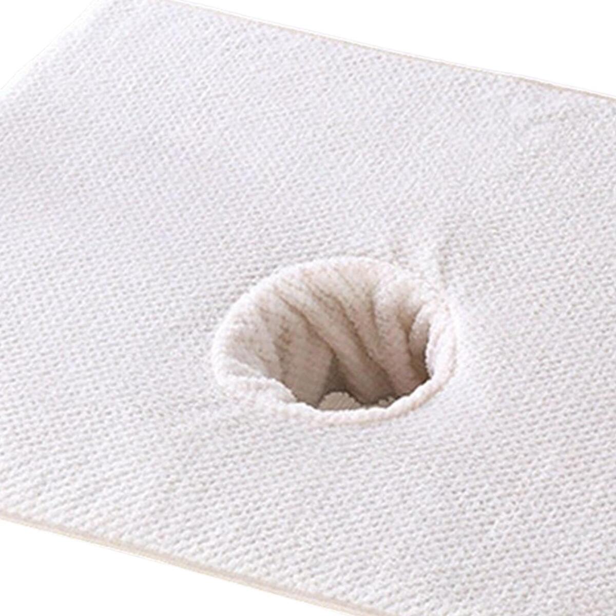 2Pcs Massage Table Cover with Face Breath 50x80cm Reusable for Beauty Salon