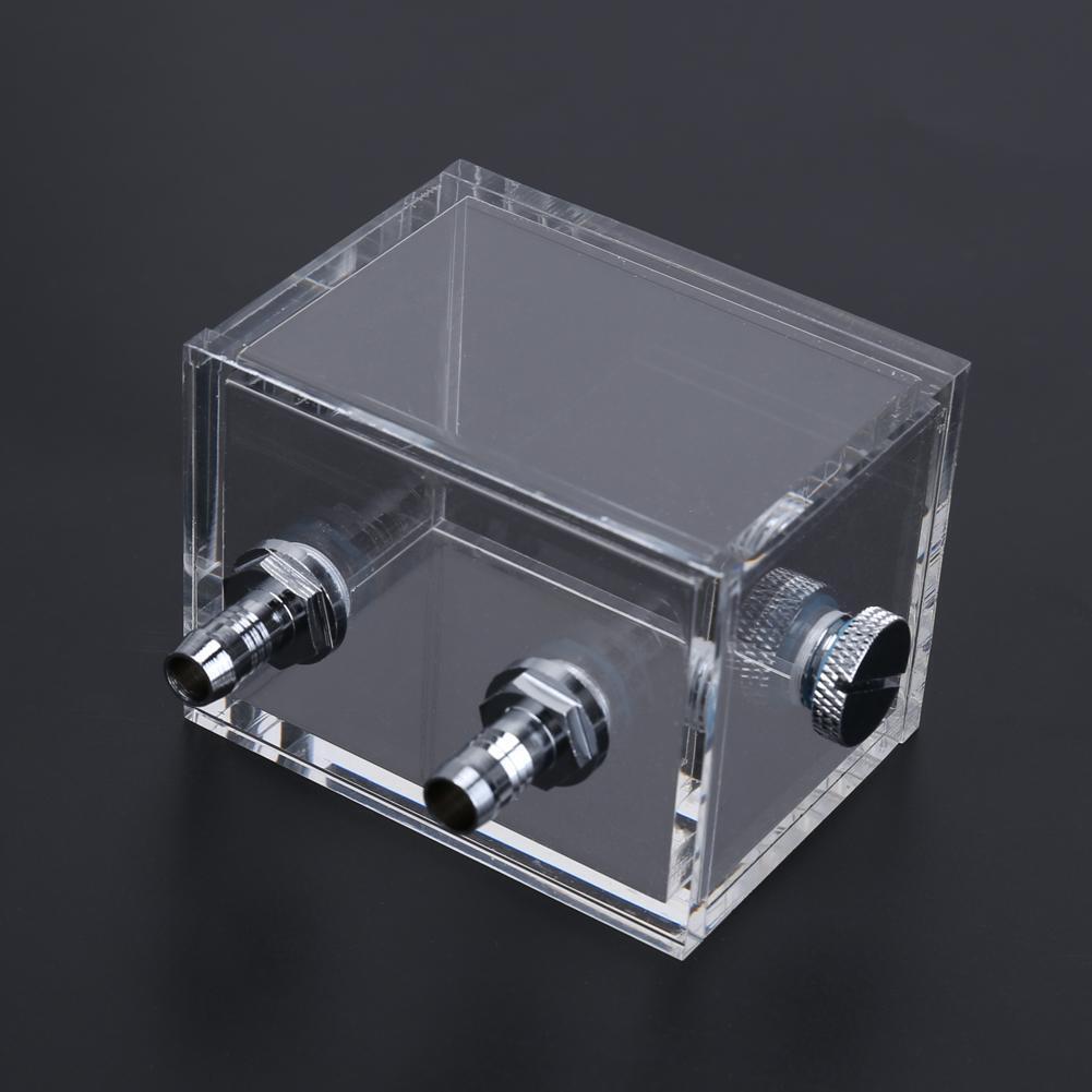 Water Tank for PC Water Cooling System with 2pcs Tube Connecters 1pc Block