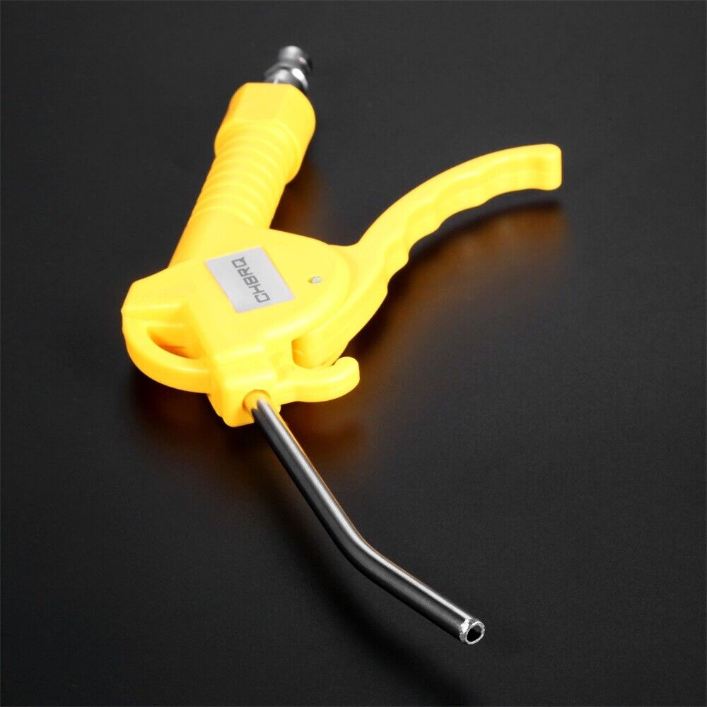 Yellow Air Compressor Blow Air Cleaner Dust Blow Gun Air Duster Handy Tool 1pc