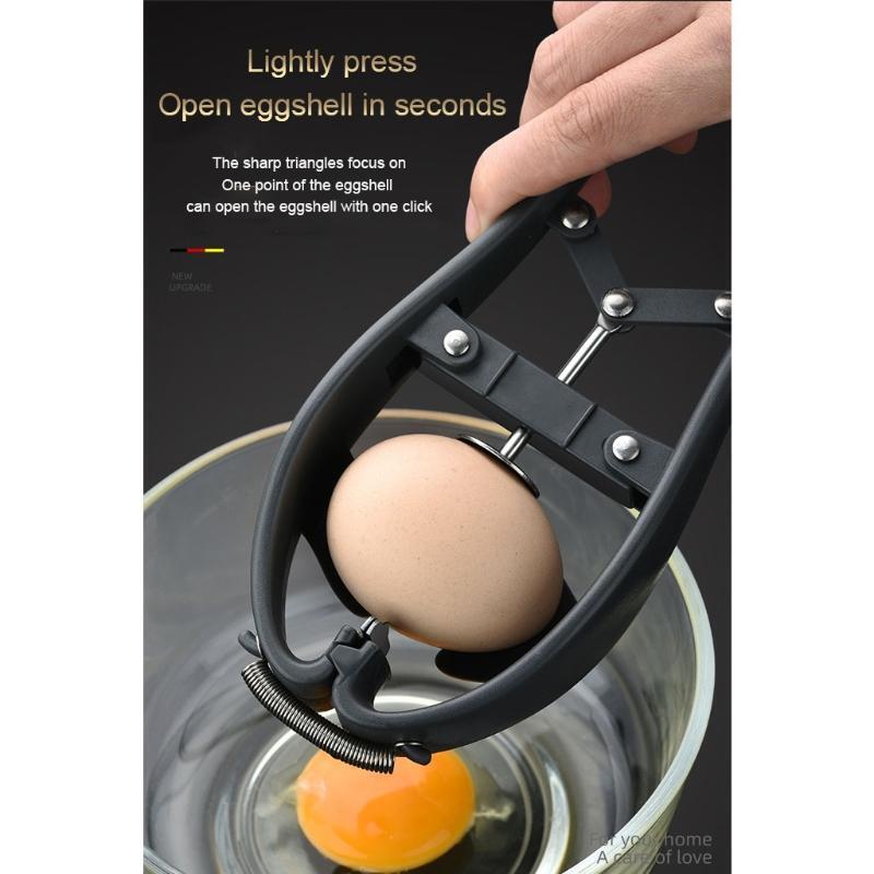 Stainless Steel Egg Separator Automatic Egg Cracker for Raw Egg White Separator