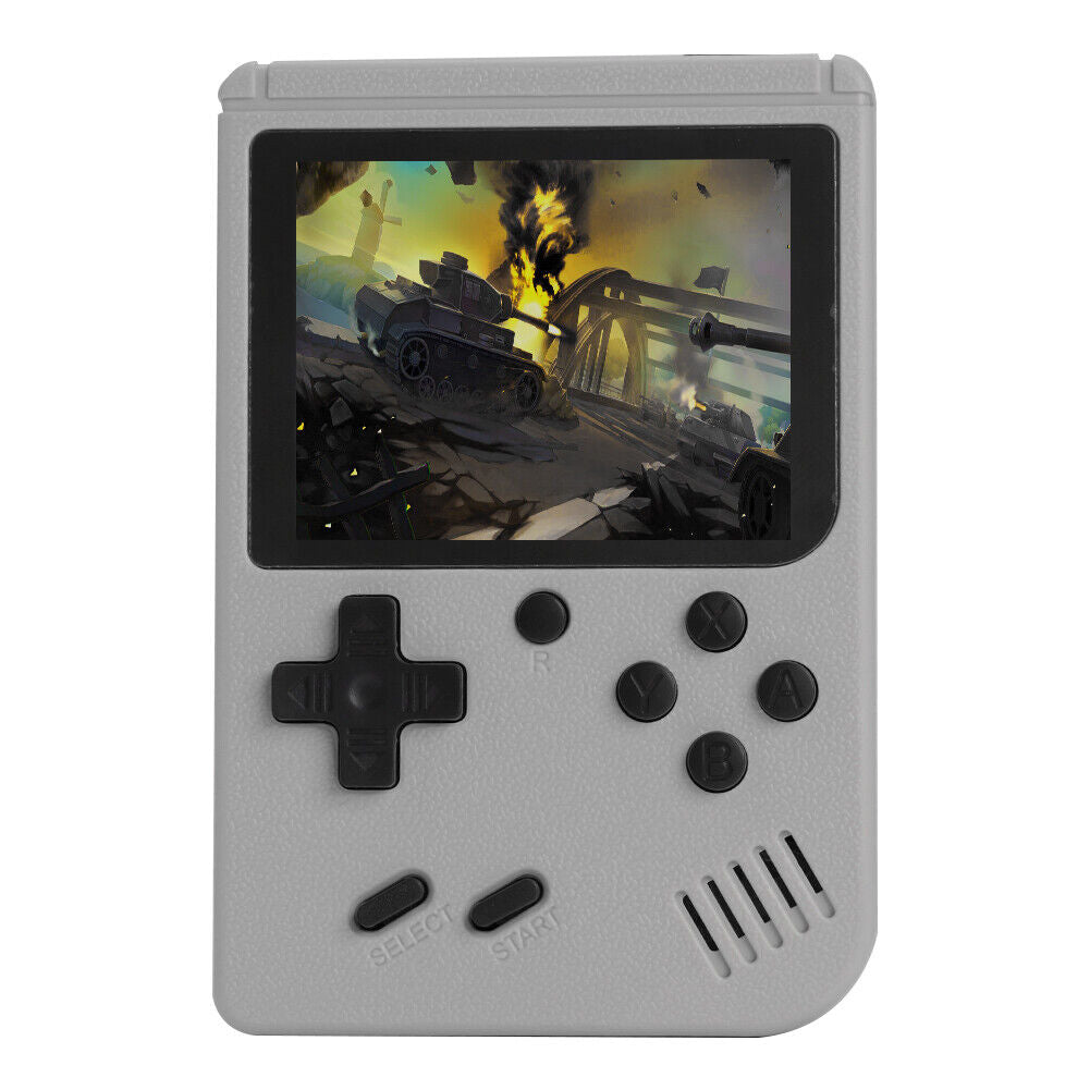 Pocket Handheld Game Console Gamepad 500 Video Games Player Gift (Grey)