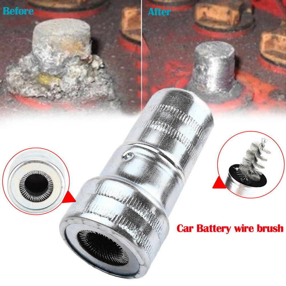Auto Battery Brush Wash Cleaning Tools Car Batteries Post Terminal Cleaner