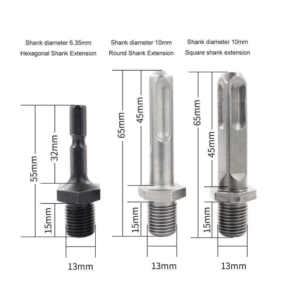 4pcs Woodworking Wood Separator Spiral Cone Reamer Splitter Drill Bit (A)