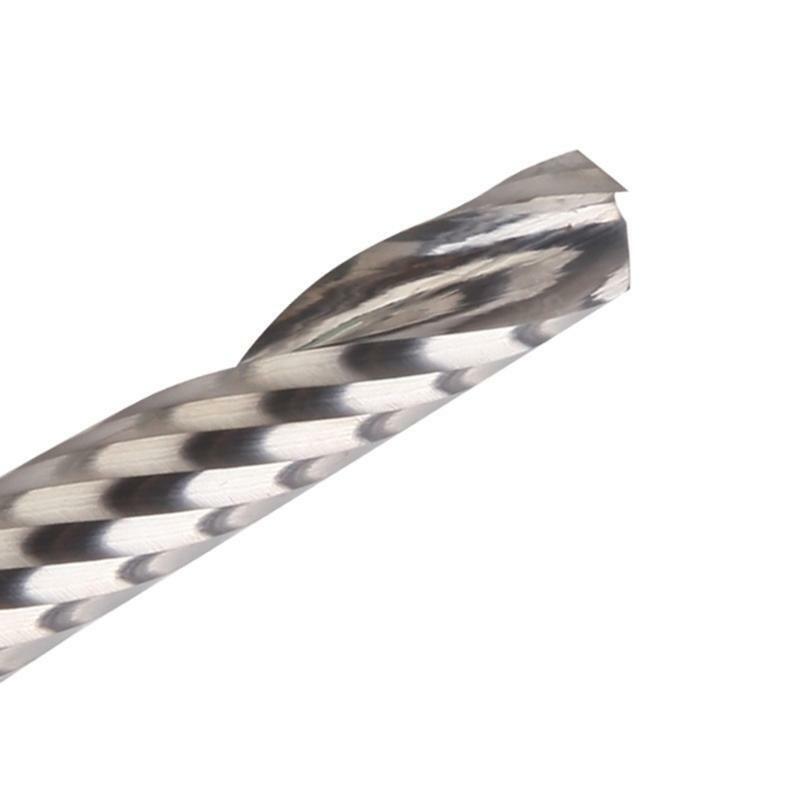 5 Pcs Straight Electric Wood Milling Spiral Cutter Solid Carbide Woodworking