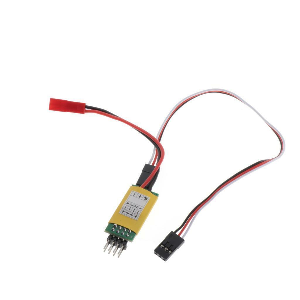 RC Car Headlight Taillight 4Leds Receiver Switch 3 CH Controls for RC Car