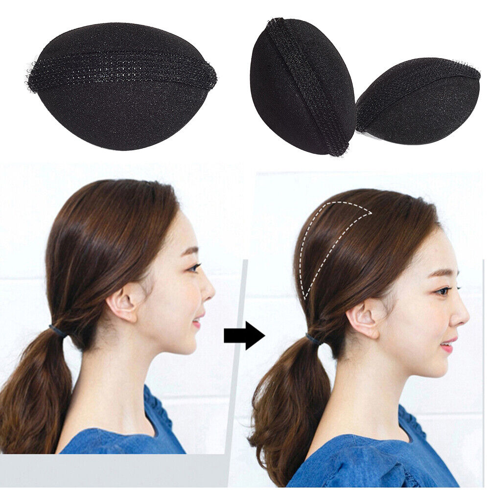 2pcs Sponge Hair Maker Styling Twist Women Bun Hair Base Bump Styling Tools