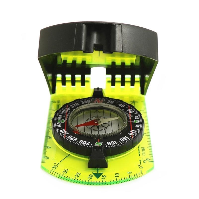 Portable  Camping  Compass,Pocket Survival Sports Measuring Scale Map