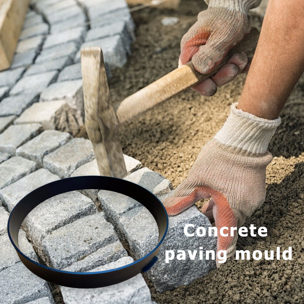 Round Floor Path Walk Maker Mould DIY Paving Concrete Mold for Garden Lawn