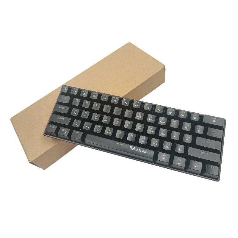 Wireless Keyboard 61 Keys RGB Backlit BT Wireless Gaming Gateron Optical Switch