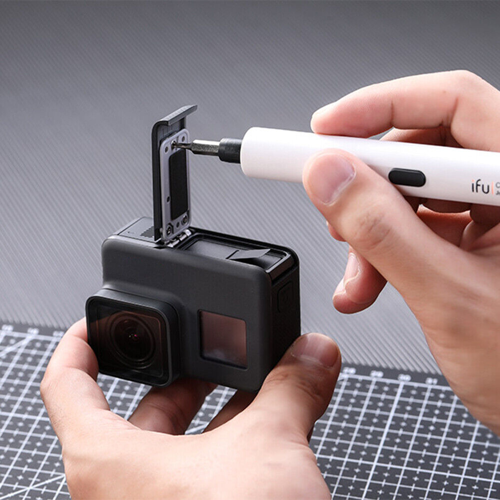Mini Portable Electric Screwdriver Cordless Battery Power Drill with 18 Bit