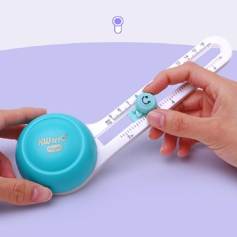 Rotary Circle Paper Trimmer Dual-scale DIY Scrapbooking Tool for DIY Card Making