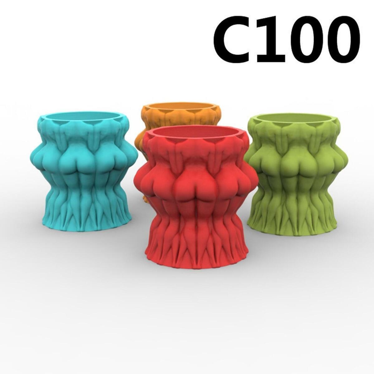Silicone  Body Flower Pot  Tools for  or Family Gifts