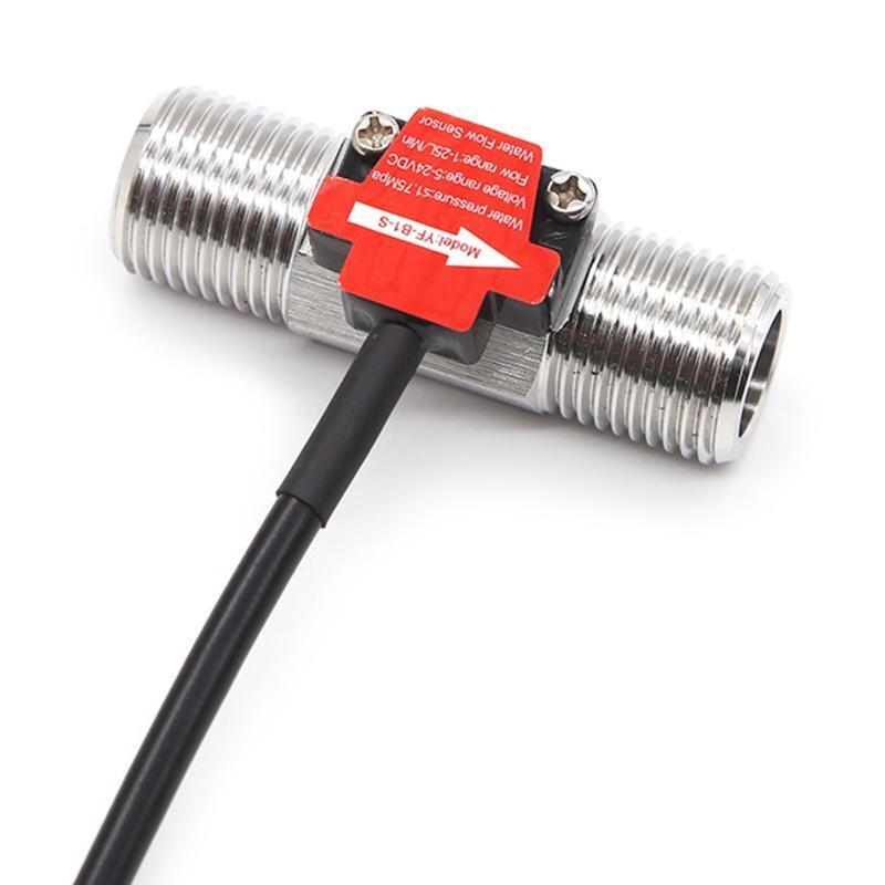 High Performance Liquid Flow Meter G1/2" Thread Water Flow Hall Effect Sensor