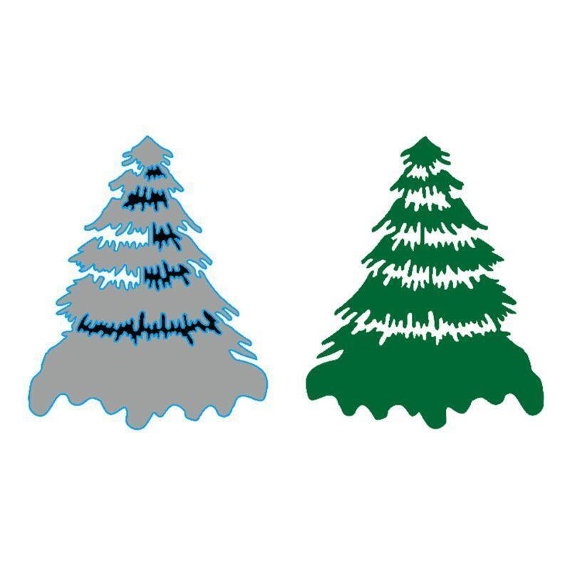 Xmas Tree Metal Cutting Dies Stencil DIY Scrapbooking Album Stamp Paper Card
