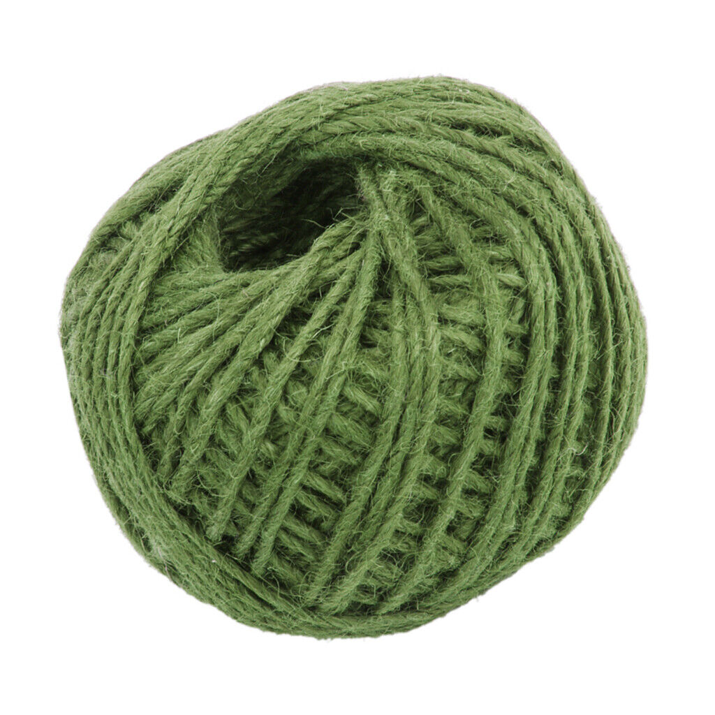 50M Jute Hessian Burlap Thread String Yarn Jute Butcher Twine Army