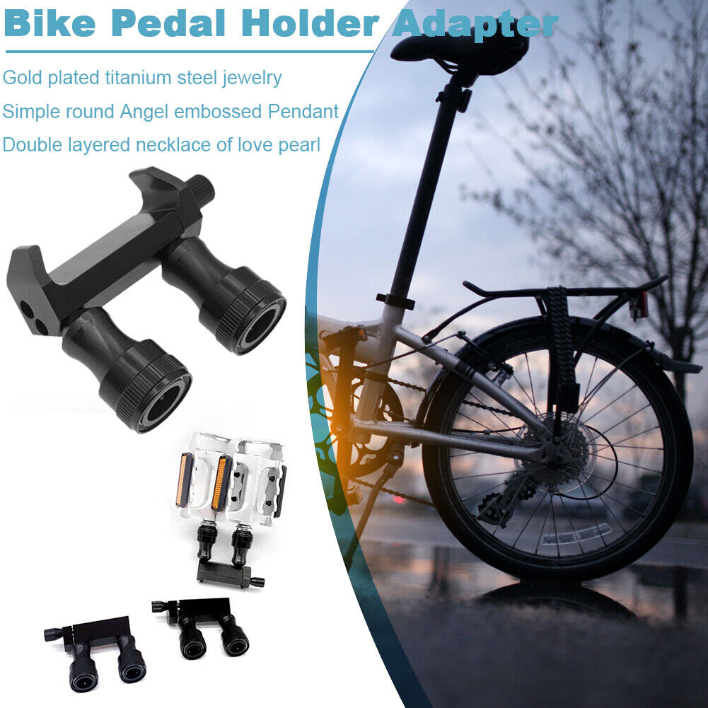 Quick Release Pedal Holder Adapter for Brompton Folding Bike MKS Aceoffix