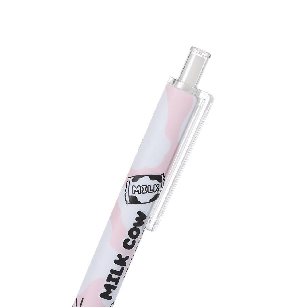 Writing Pen Cute I love Milk Office School Stationery Cows Pattern Gel Pen