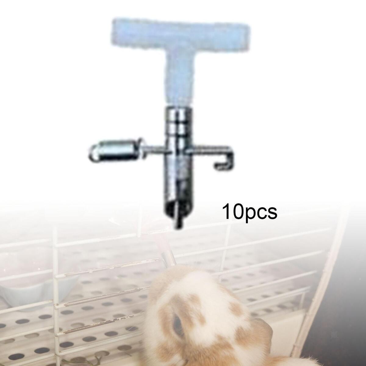Automatic Rabbit Water Nipple Drinker Feeder Animal Supplies for Mice Bunny