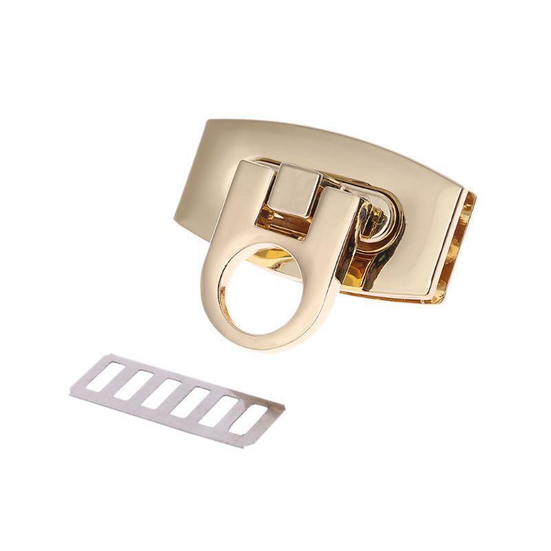 Metal Clasp Turn Lock Twist Locks for Handbag Shoulder Bag Purse Hardware DIY