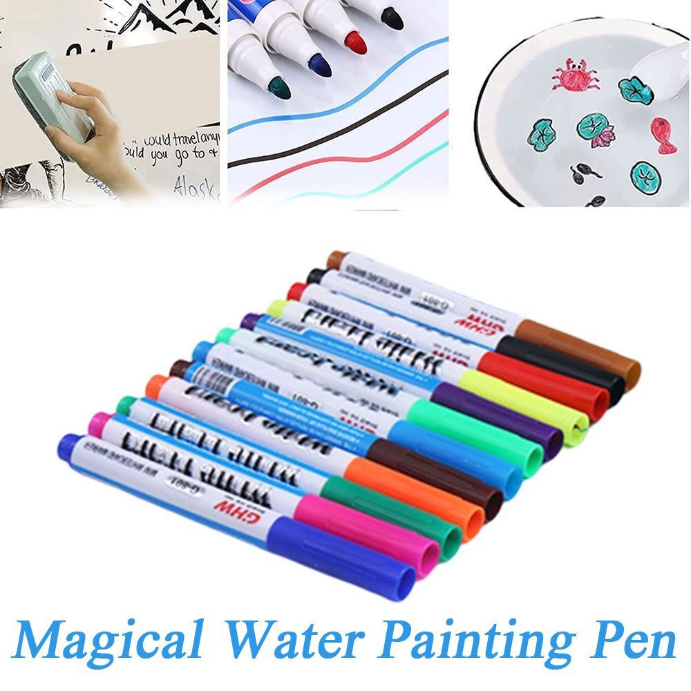 Drawing Whiteboard Markers Doodle Pen Floating Pen Magical Water Painting Pen