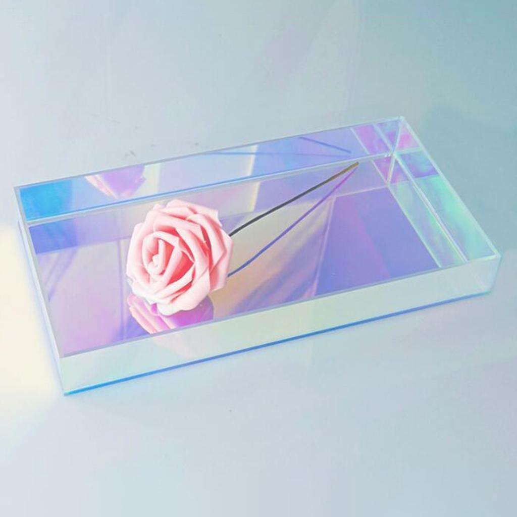 Drawer Organizer Acrylic Clear   Serving tray and storage