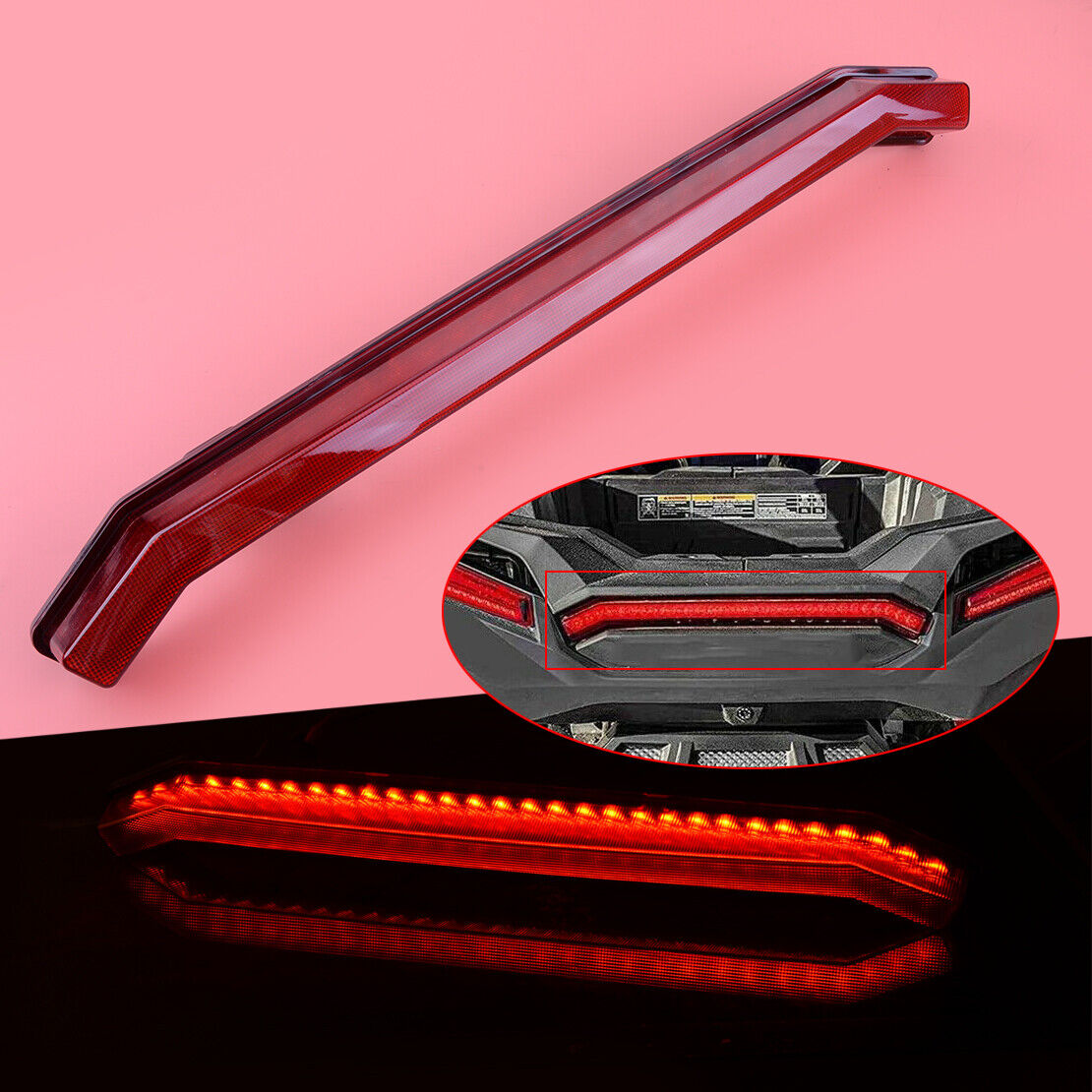 LED Rear Stop Tail Light Fit For Polaris RZR XP 1000 RZR XP 4 1000 RZR RS1