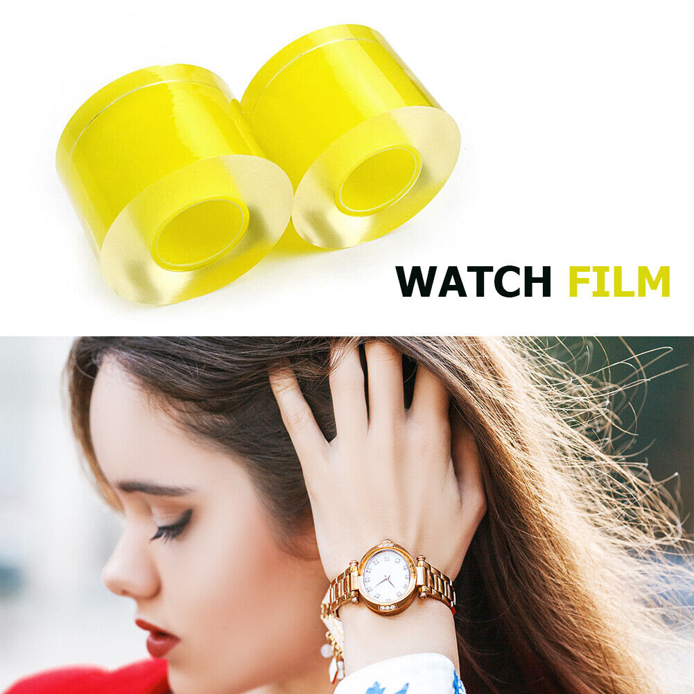 1 Roll 50mm Transparent Watch Film Anti-Static Protective Jewelry Film Tape