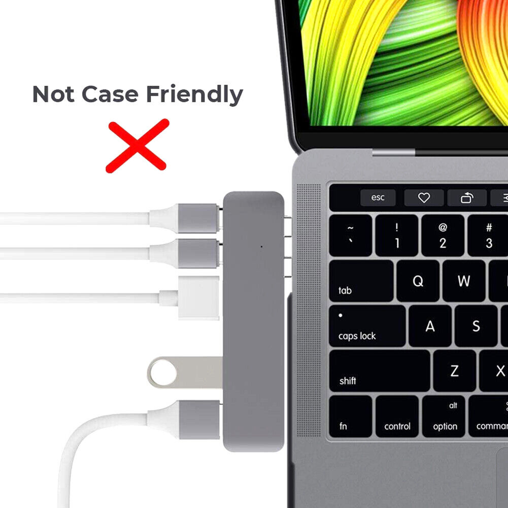 USB Dual Type-C Short Extender Male to Female Extension Adapter Connector