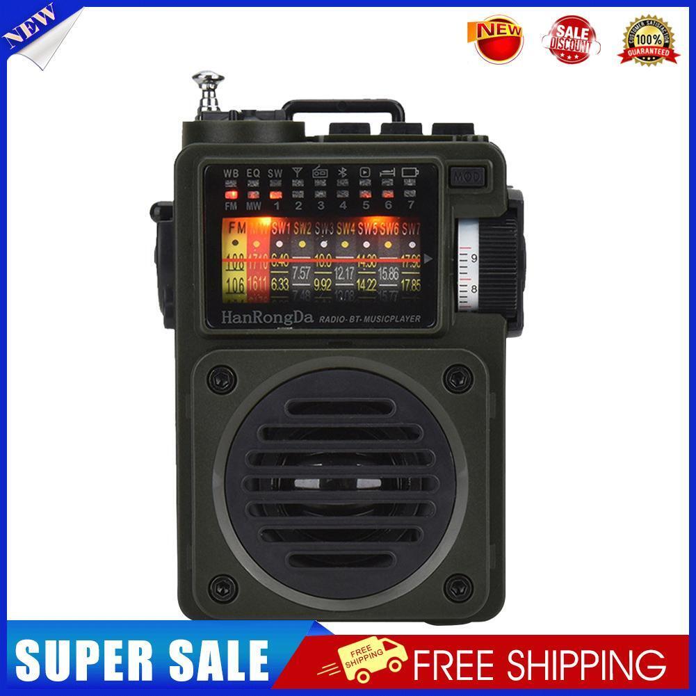 Portable Radio Bluetooth-compatible TF Card Playback Outdoor Radio Stereo