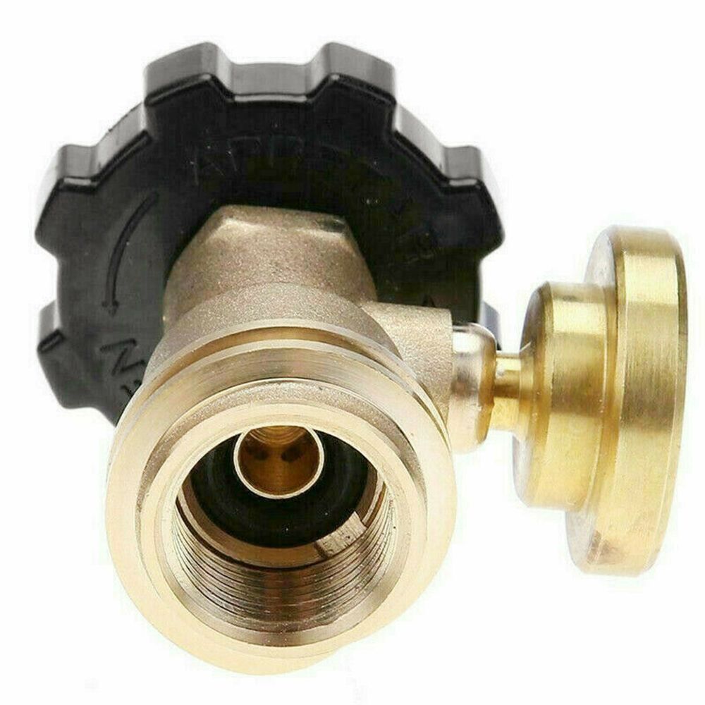 Universal Meter Adapter Pressure Gauge POL Propane Gas Gauge Level Indicator