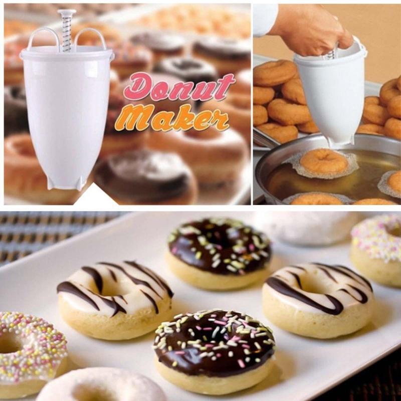Donut Mould Easy Use Fast Portable Donut Maker Manual Waffle Dispenser Doughnut