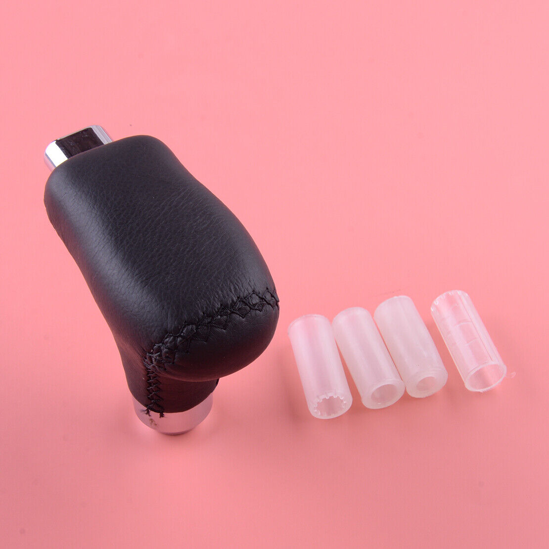 1pcs Automatic Transmission Gear Shift Knob Shifter Handle Lever w/ 4 Adapters