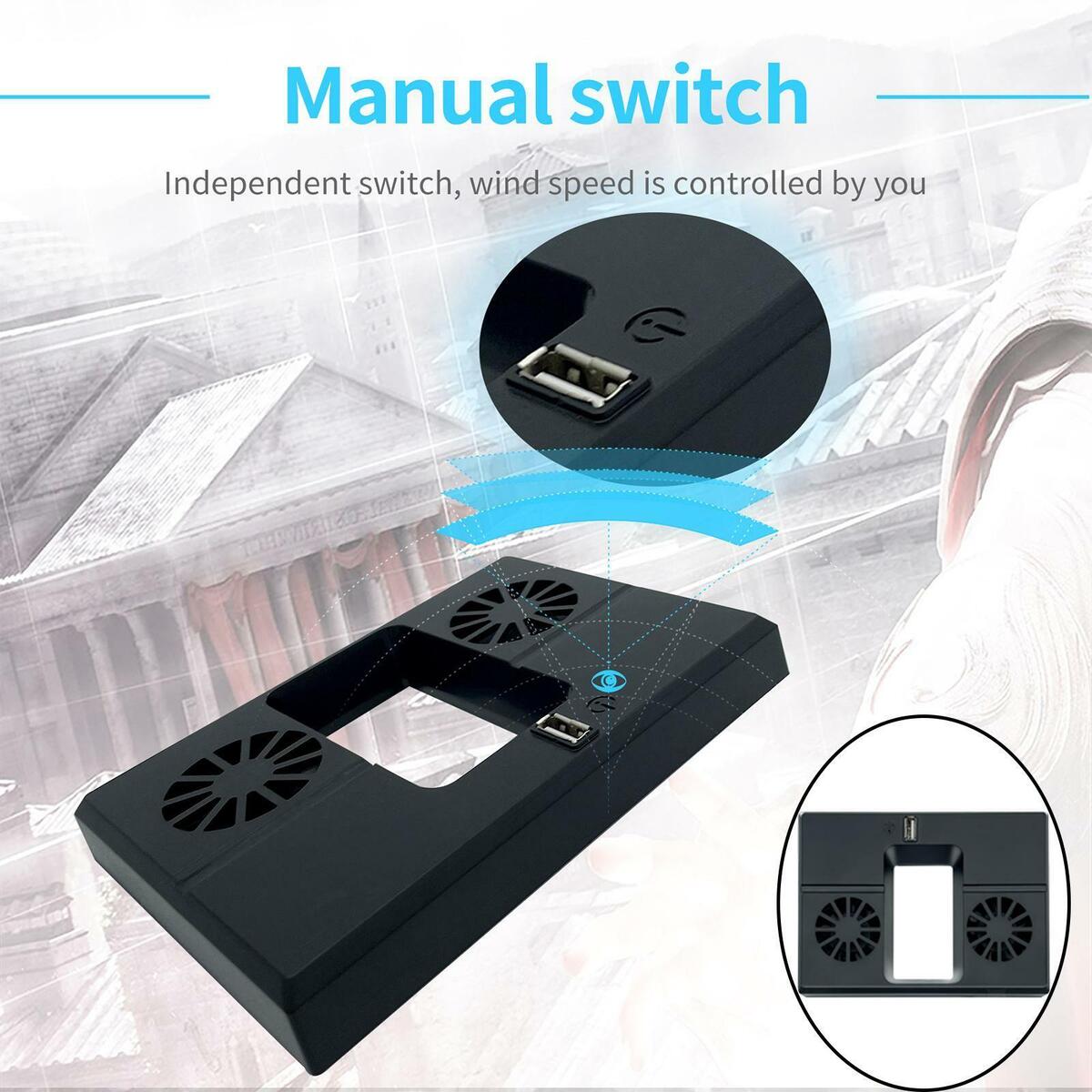 Radiator Vertical Stand Dock  Console for  Cooling Fan