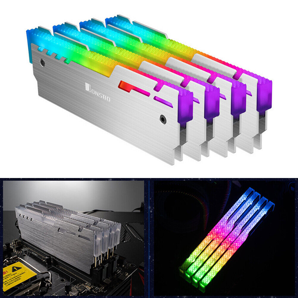 Jonsbo NC-3 2x Gorgeous RAM Cooler Heatsink 3 Pin 5V Memory Radiator Pad