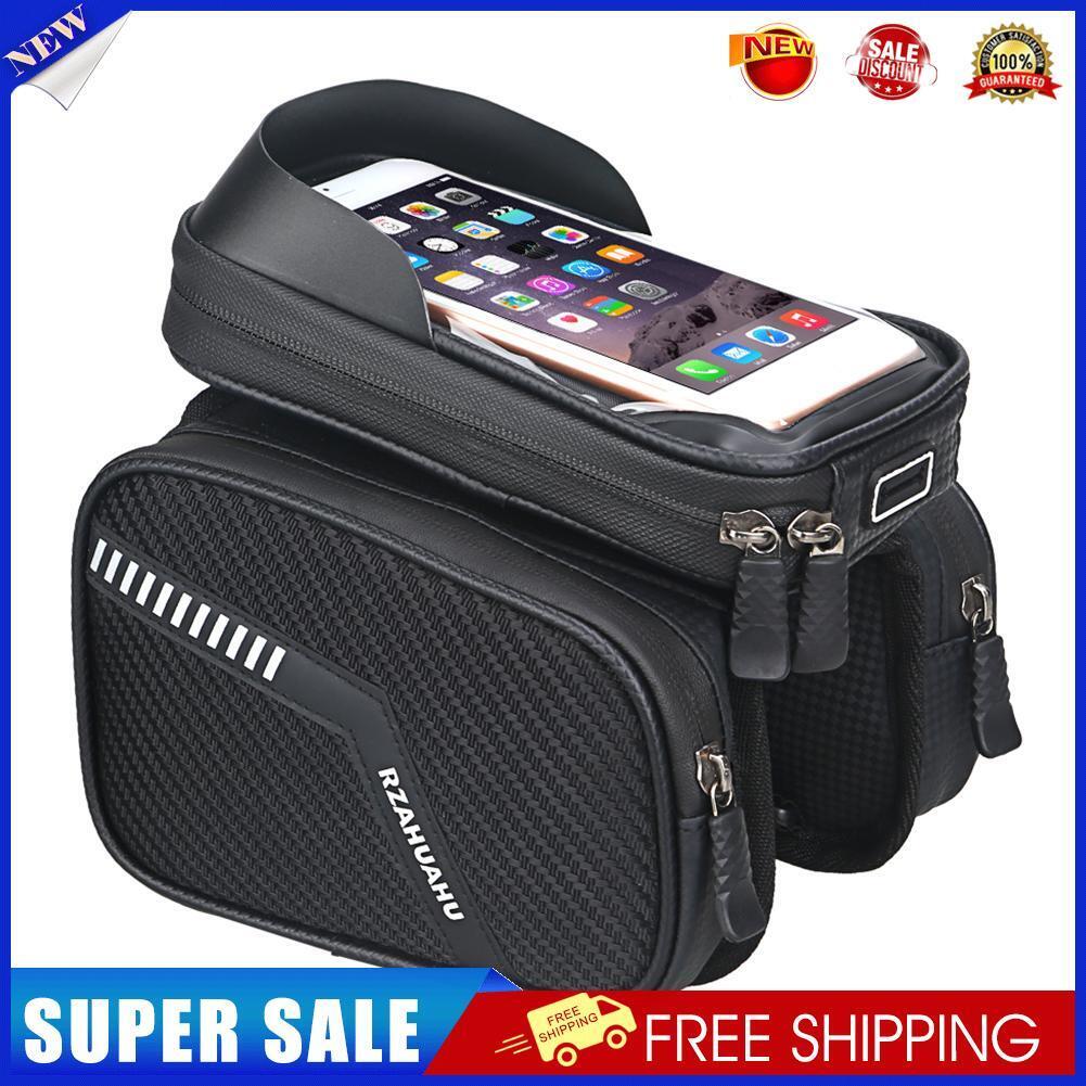 MTB Bicycle Bags Front Tube Waterproof Phone Saddle Pouch Cycling Equipment
