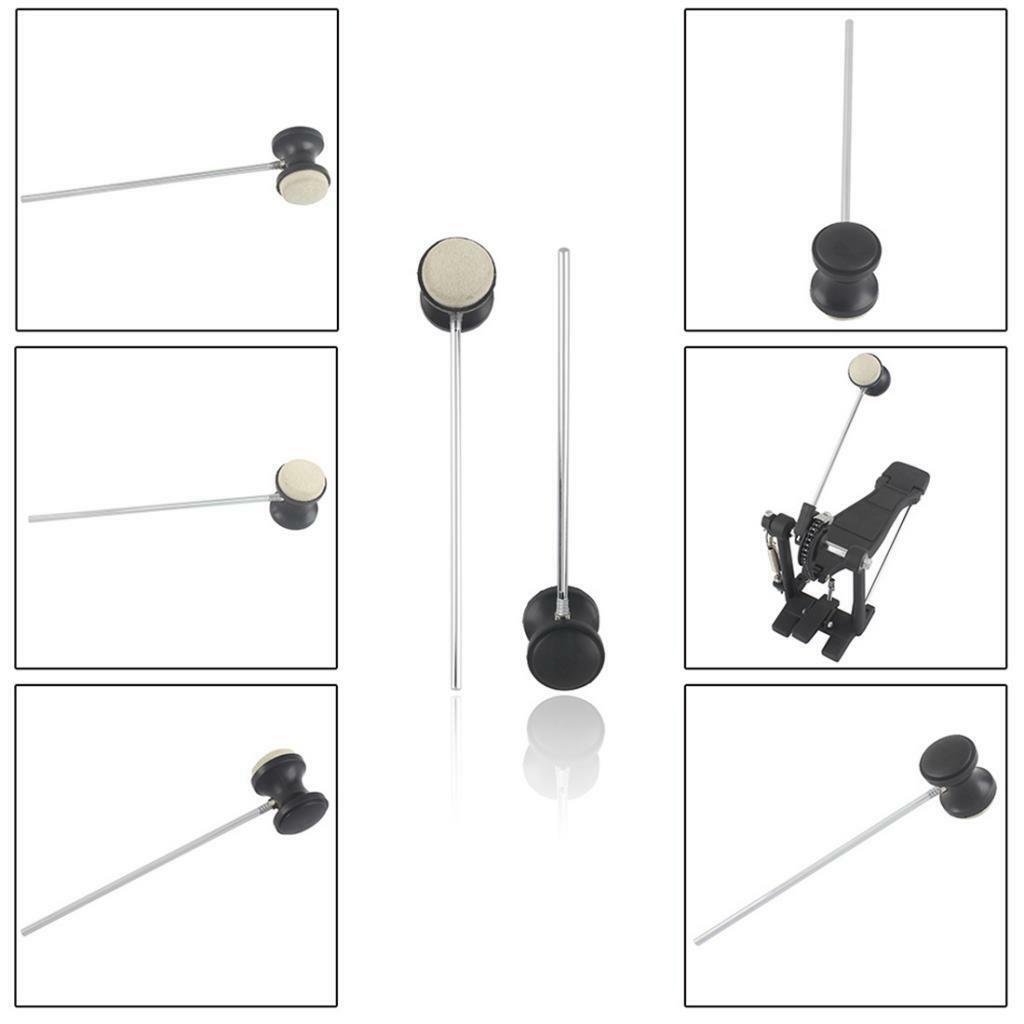 2 Pieces Drum Pedal Beater Mallet With  For  Drum Accessory